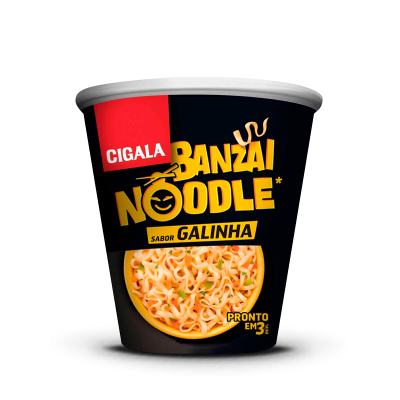 Cigala Banzai Noodle Sabor Galinha 67gr 
